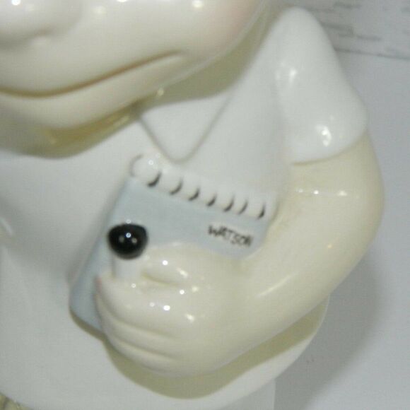 Vintage Ceramic Big Eye Nurse White Uniform 12 - Picture 4 of 8